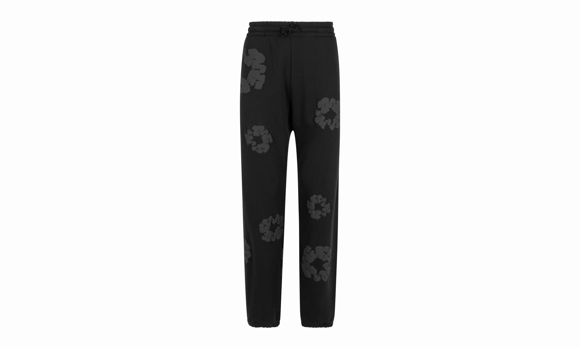 Mono Cotton Wreath Sweatpants "Black"