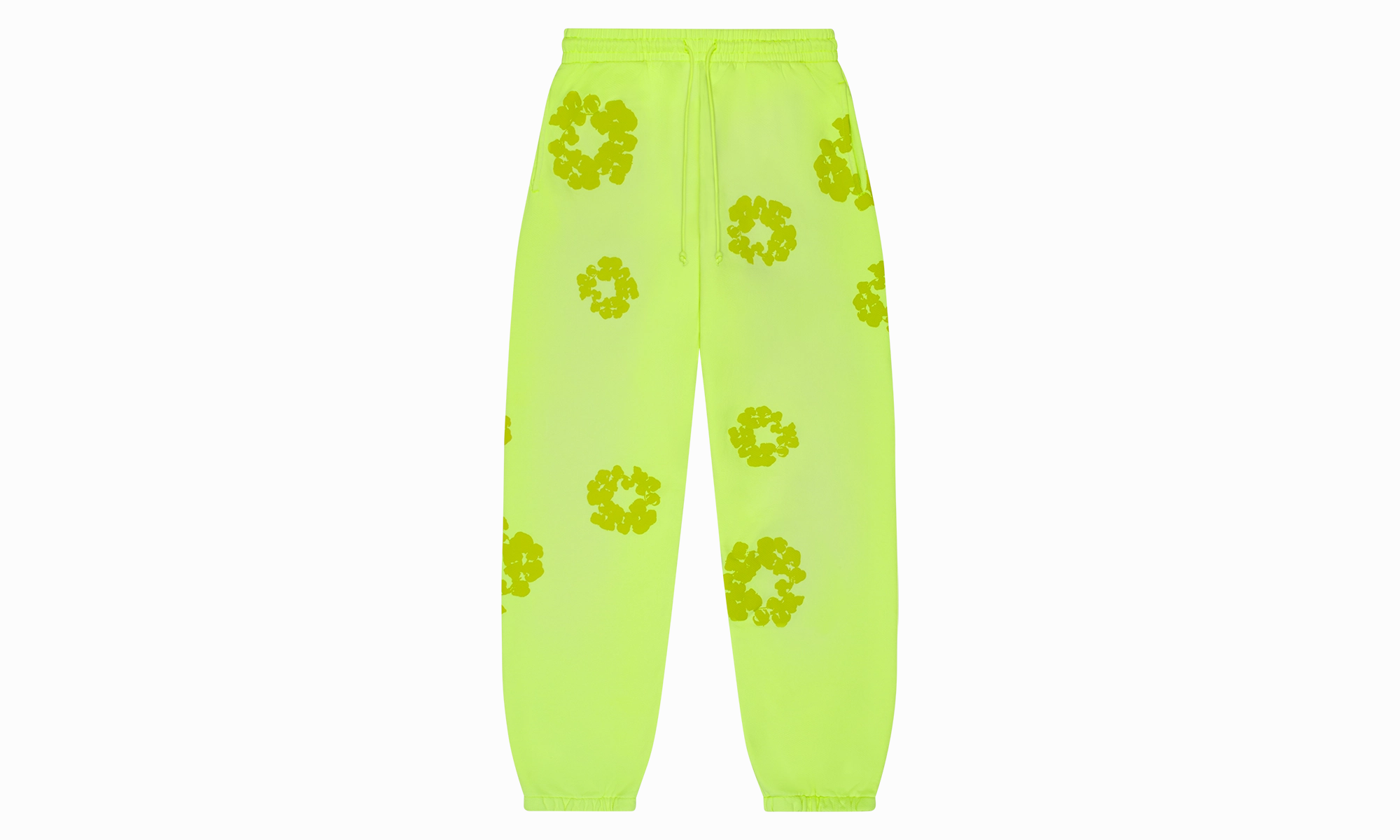 Mono Cotton Wreath Sweatpants "Neon Green"