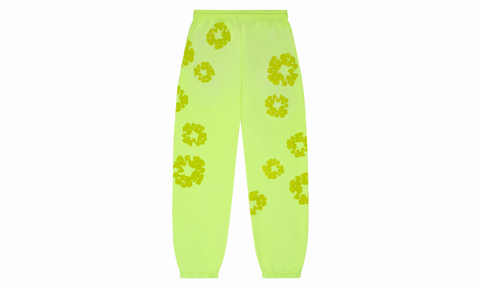 Mono Cotton Wreath Sweatpants "Neon Green"