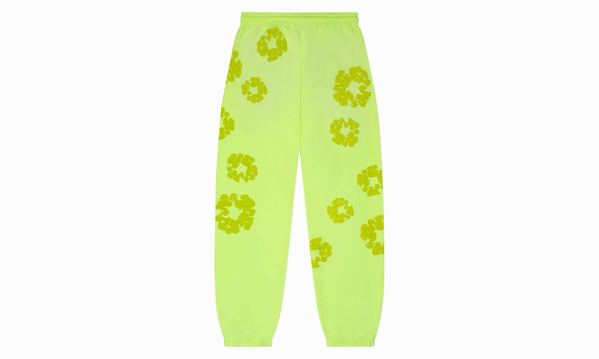 Mono Cotton Wreath Sweatpants "Neon Green"