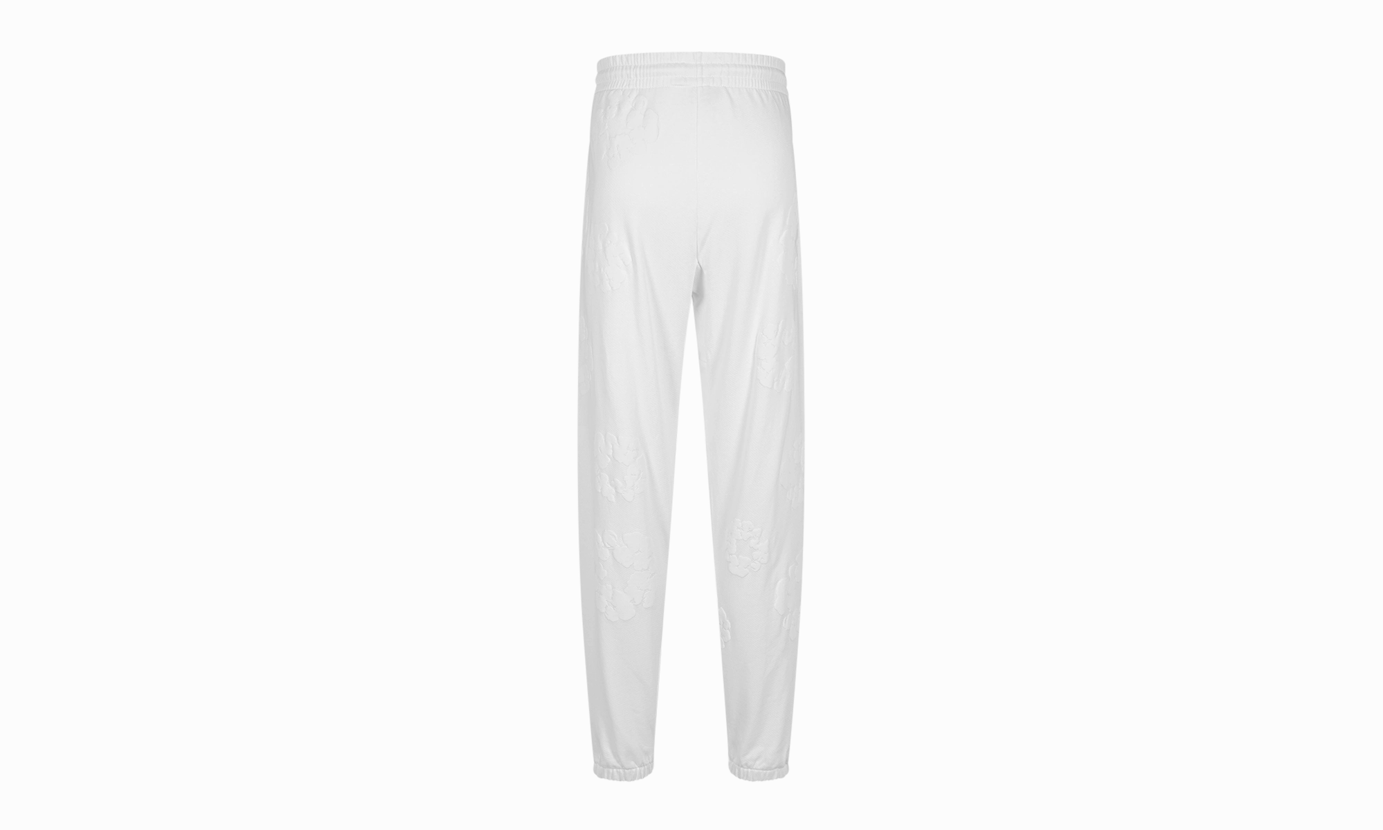 Mono Cotton Wreath Sweatpants "White"