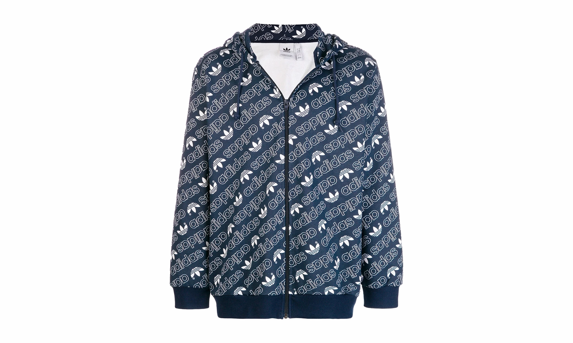 Monogram Hoodie Collegiate "Navy / White"