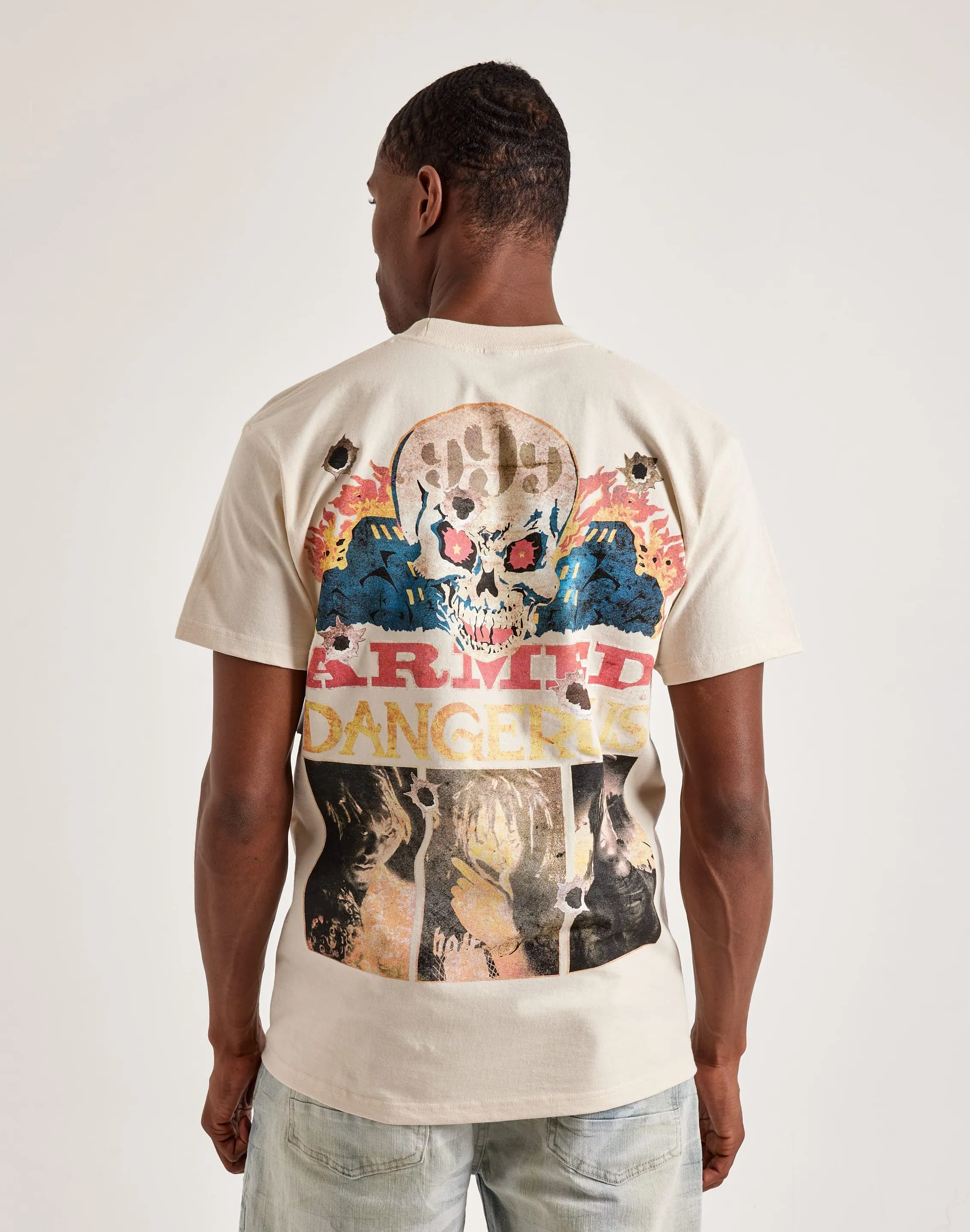 Creative Glow Montage Juice WRLD Armed Dangerous Tee