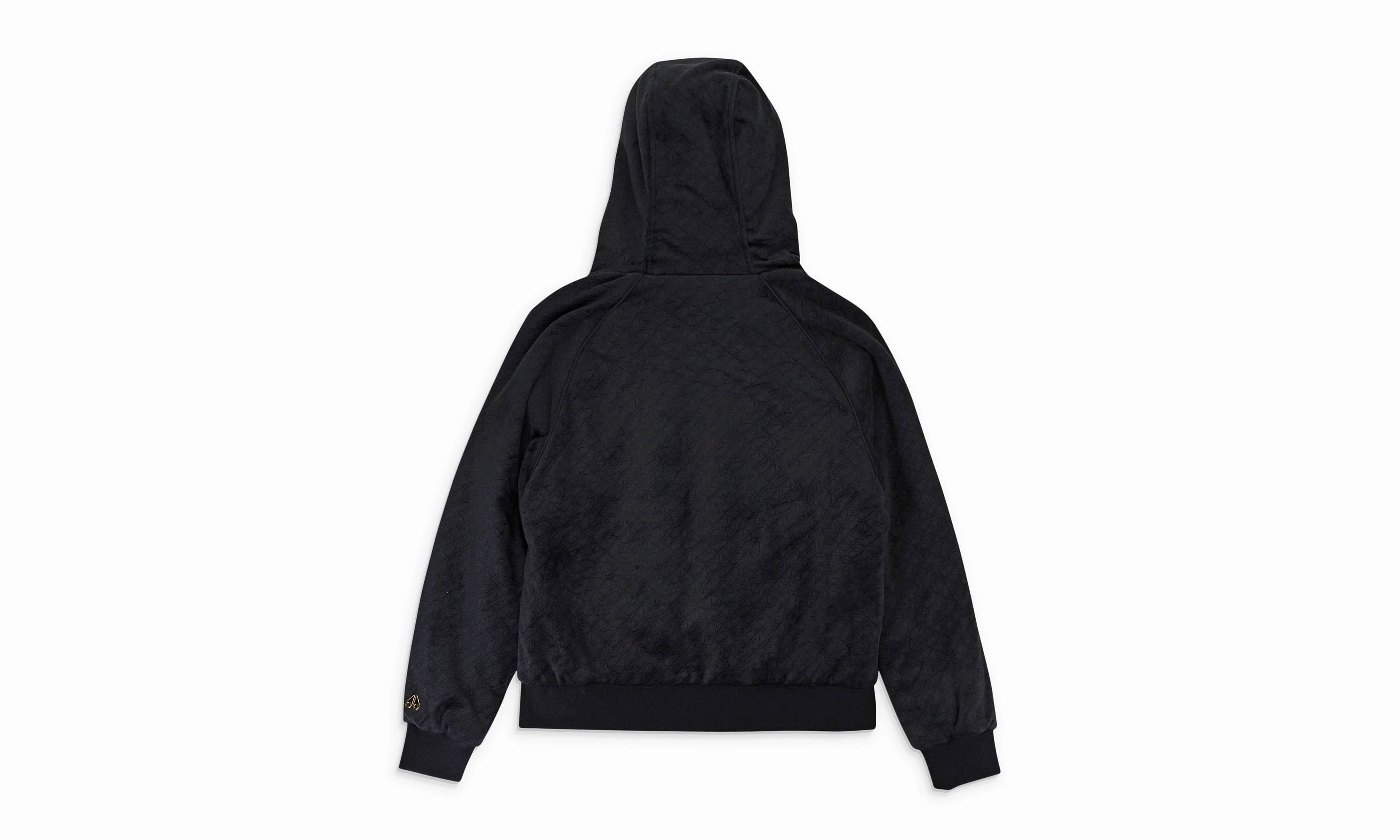 MOOSE KNUCKLES PARSONS BUNNY MONOGRAM PRINT HOODIE "Monogram Print"