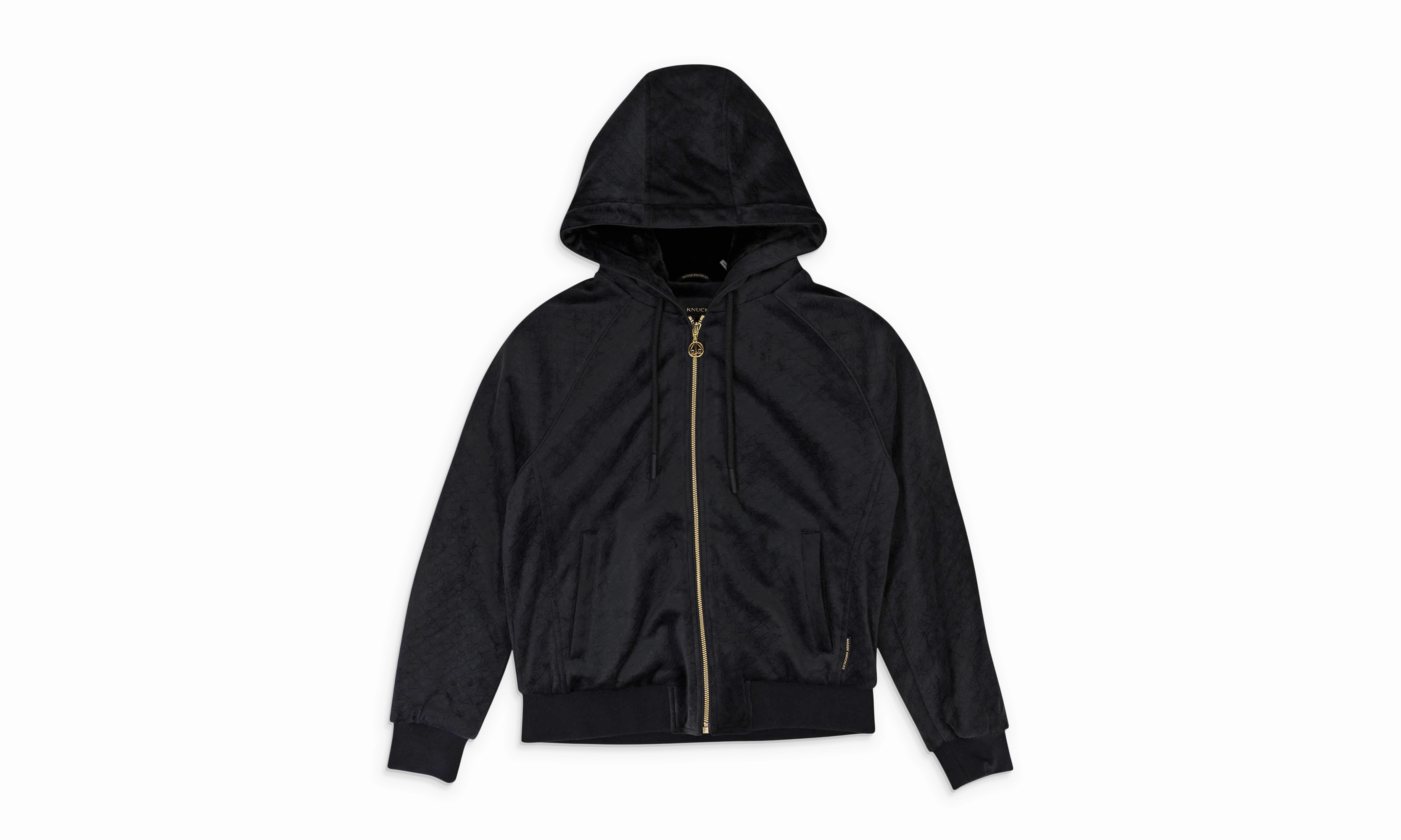 MOOSE KNUCKLES PARSONS BUNNY MONOGRAM PRINT HOODIE "Monogram Print"