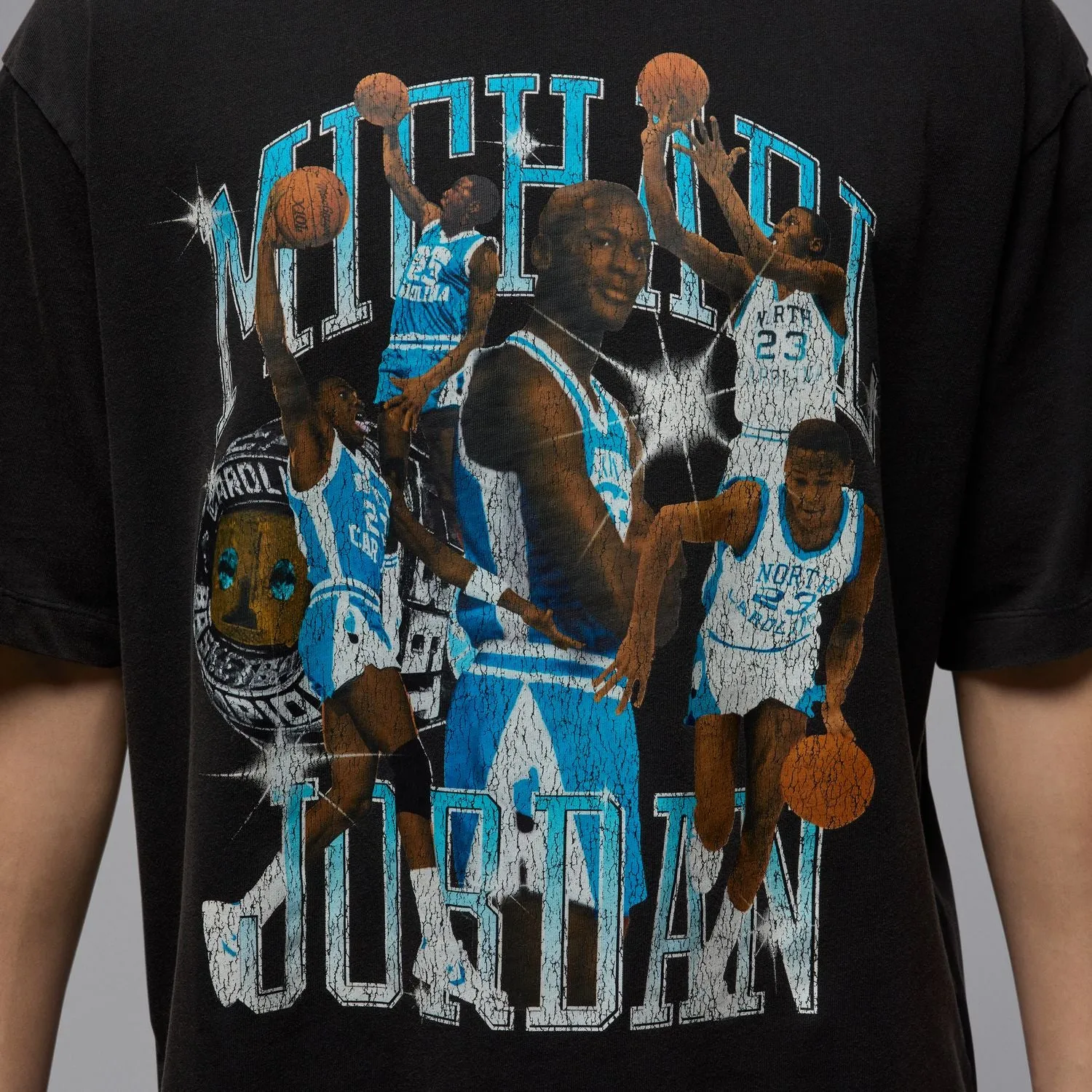 Breath Skin Relax Mode MJ Oversized Graphic Crew - Mens