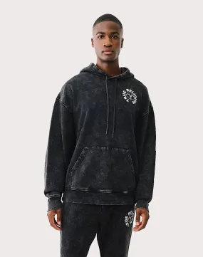 True Religion Buddha Face Pullover Hoodie LayeredNeckline Surf Mood