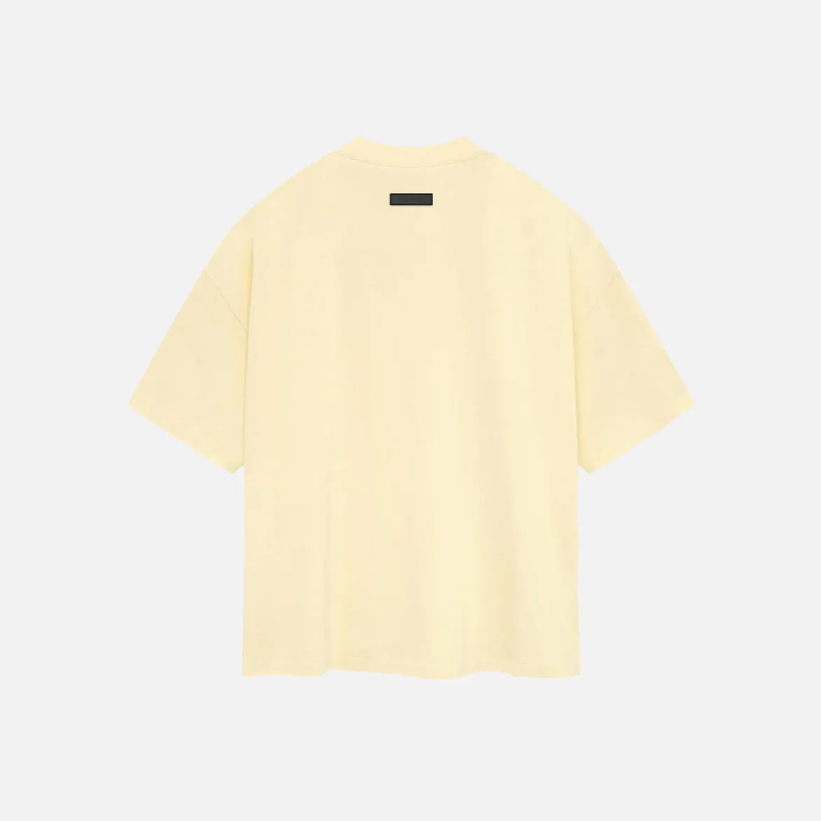 ESSENTIALS CREWNECK T-SHIRT - GARDEN YELLOW Seamless Sleeve Construction