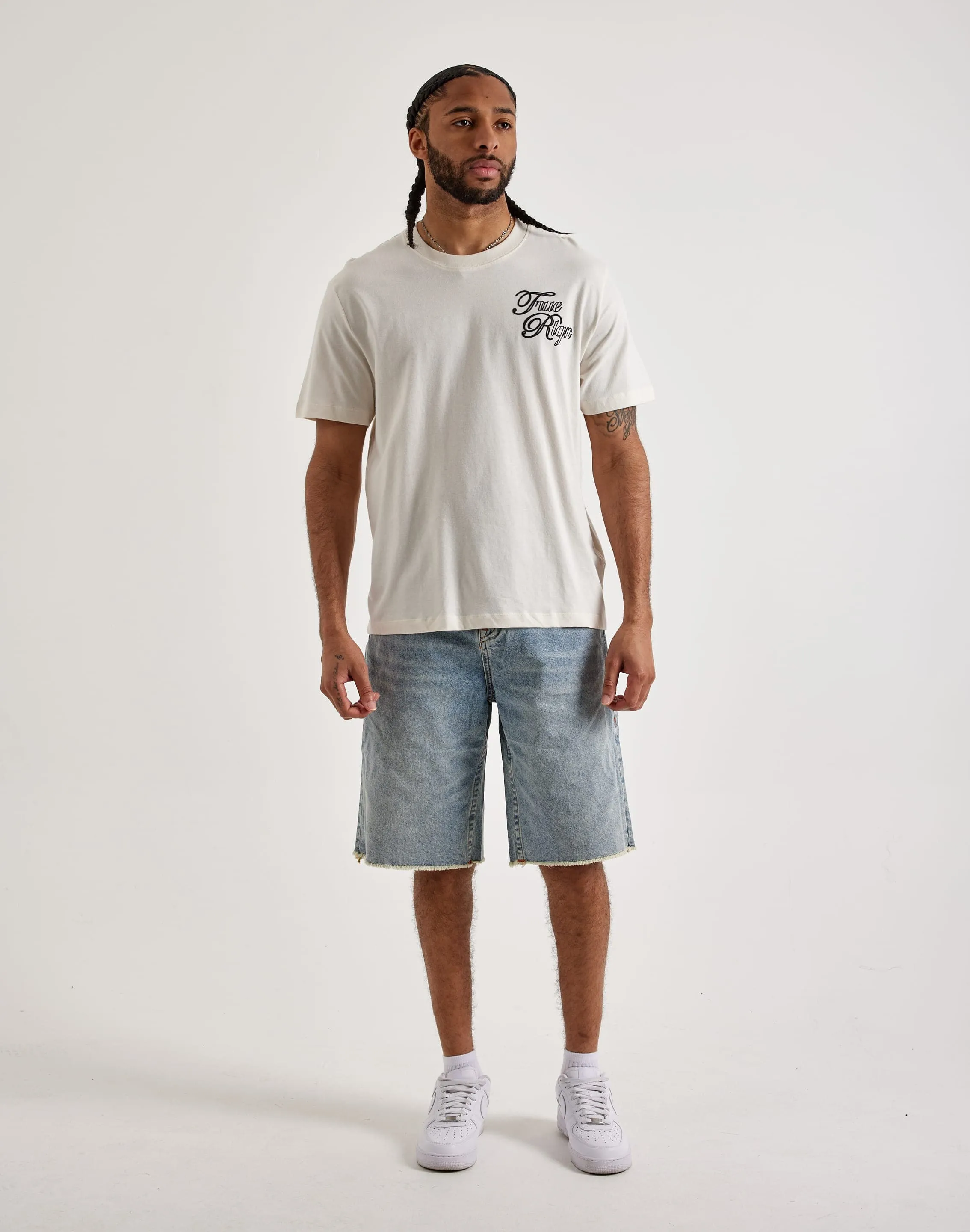 RecycledPolyester True Religion Logo Tee