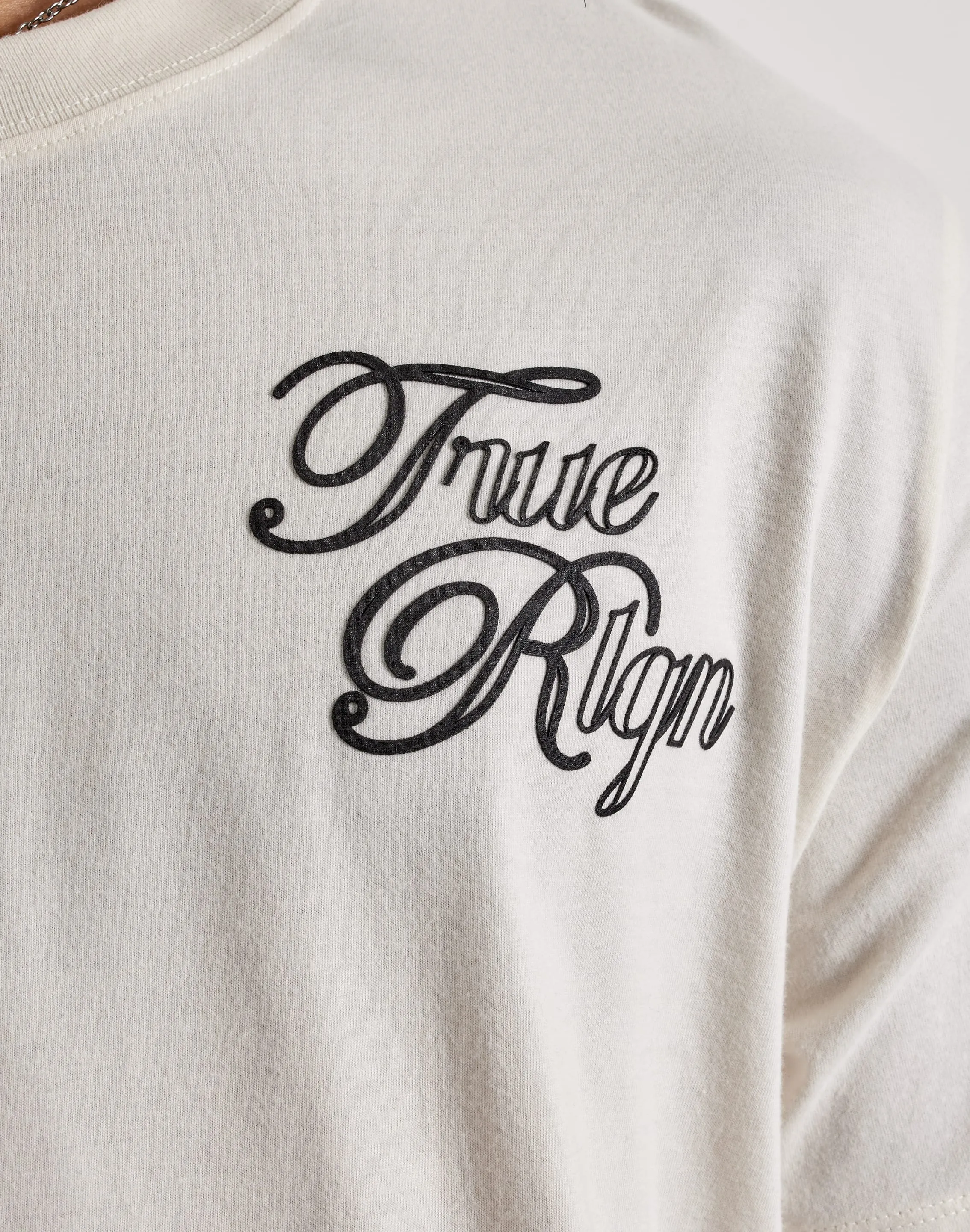 True Religion Logo Tee MoistureControl Fabric Thermal Insulation Layer