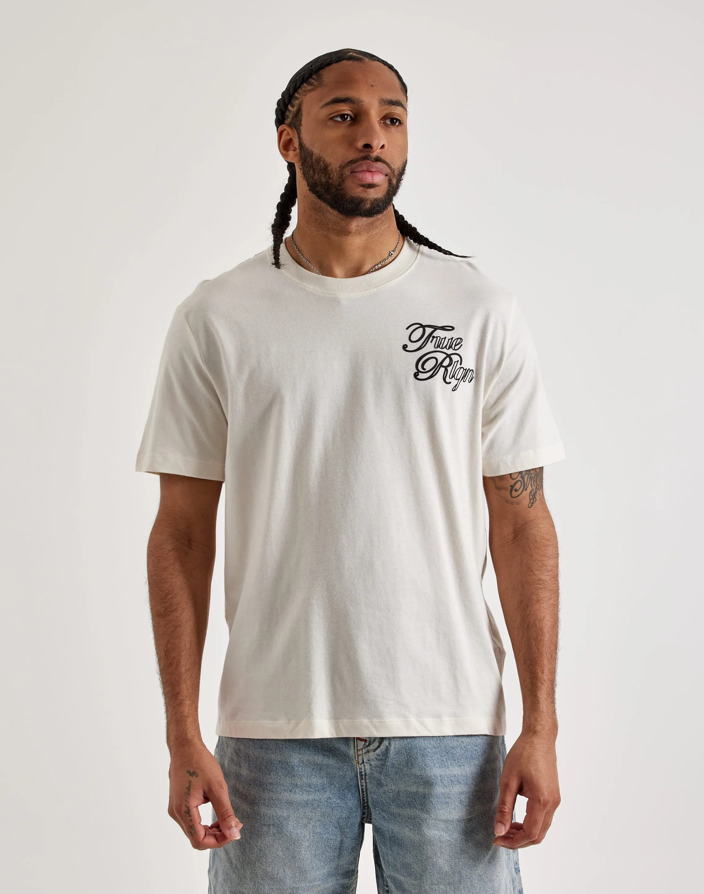 True Religion Logo Tee Heart Soul King Mode