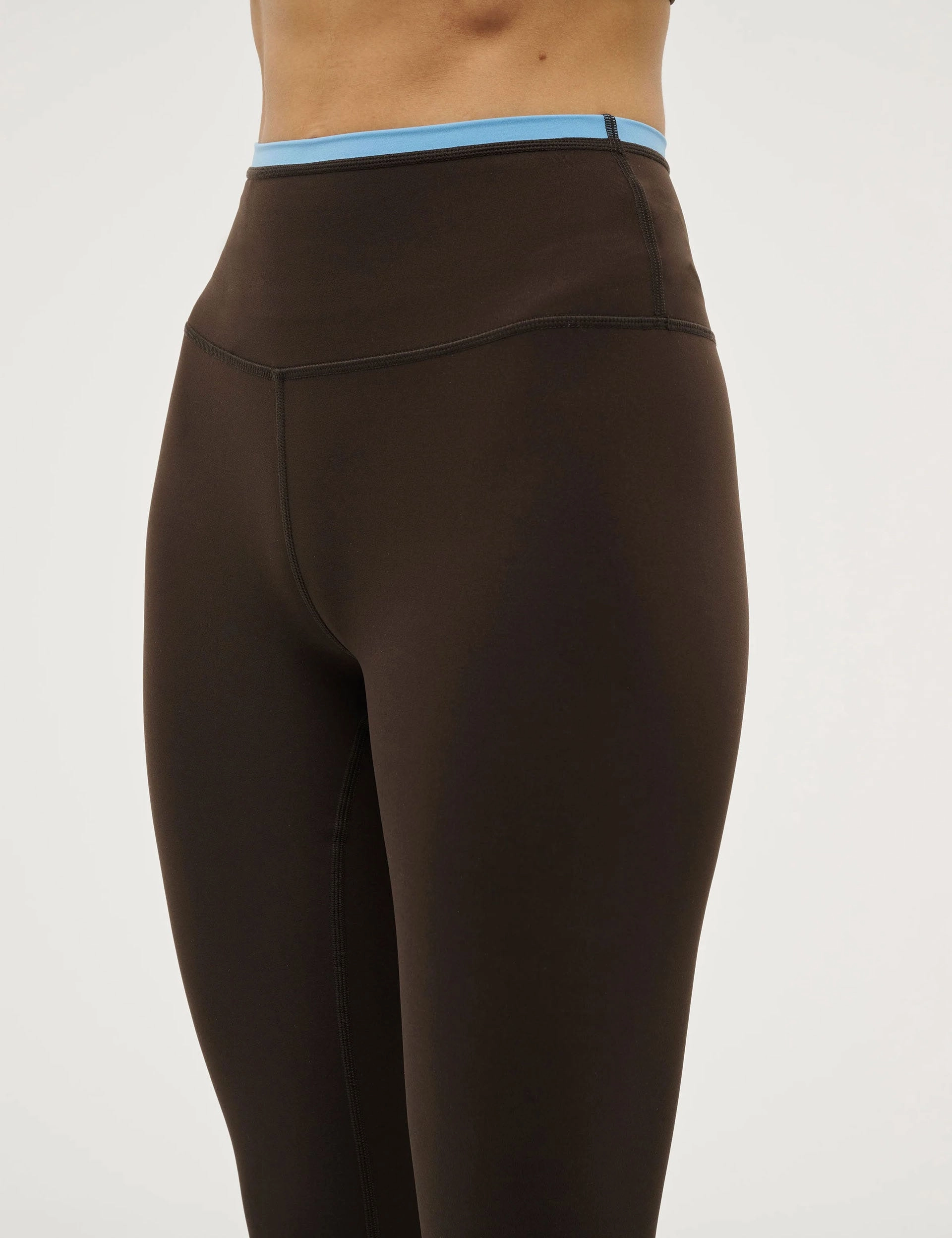 Moisture Wicking Active Lifestyle Vita Full Length Legging - Coffee