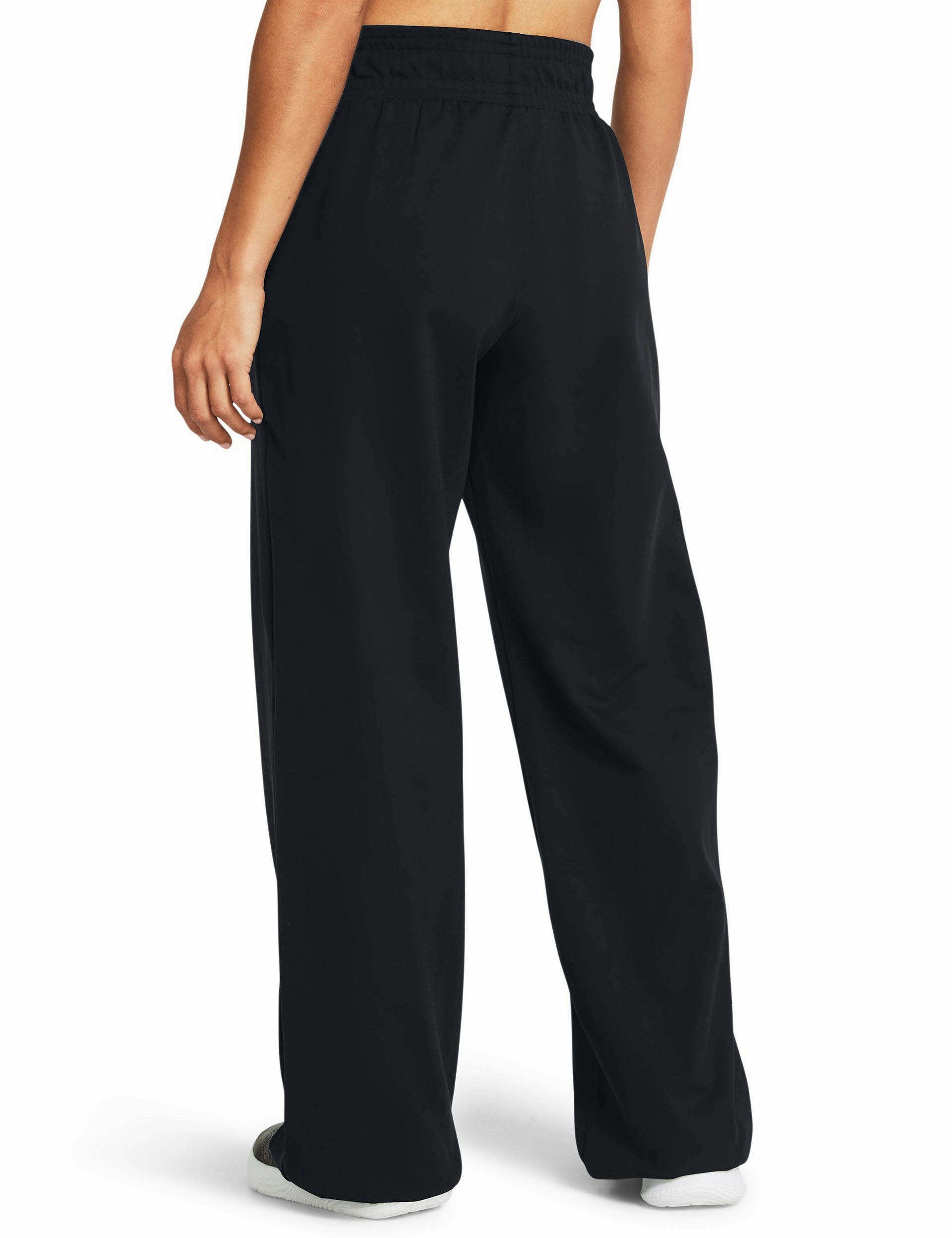 Motion Open Hem Pants - Black/White Abrasion Free Zippers