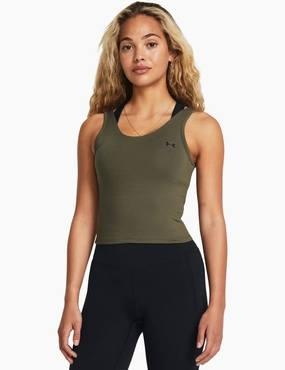 Motion Tank - Marine OD Green/Black Smooth No Roll Hem