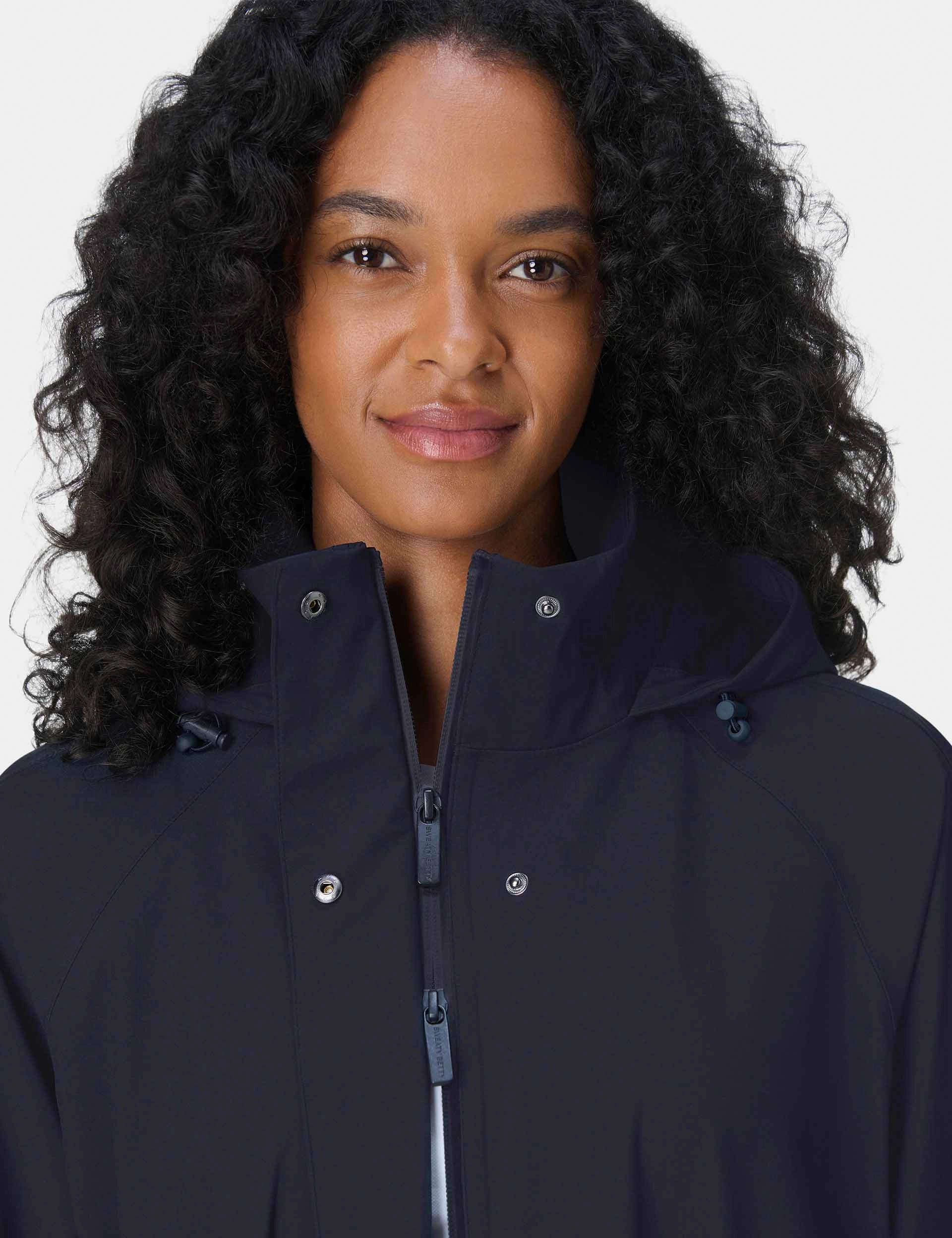 Motion Technical Longline Parka - French Navy Wrinkle Free Material Reinforced Elbows