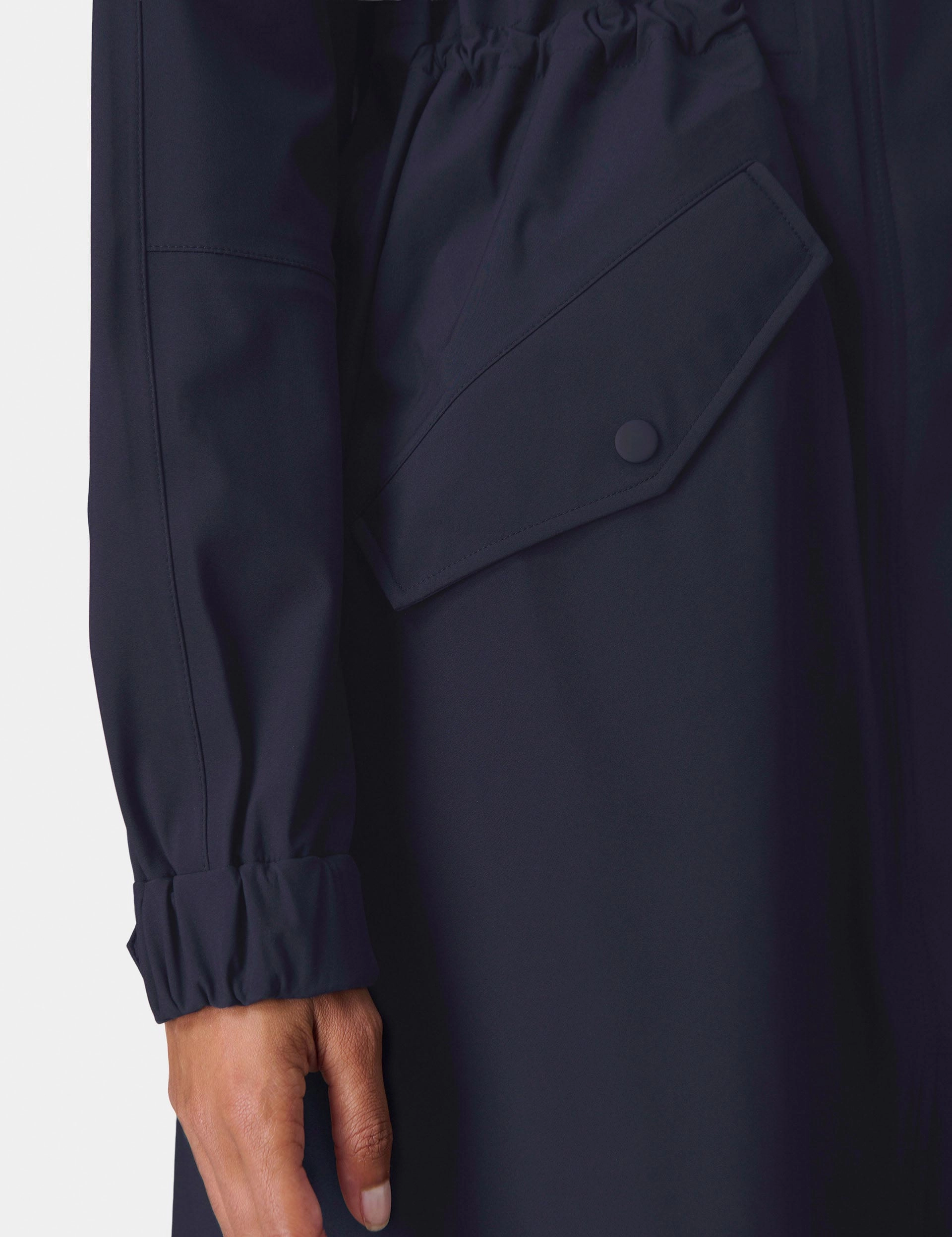 Motion Technical Longline Parka - French Navy Practical Cold Piece Dual Layer Insulation