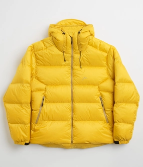 Bravery Front Pockets Cayl Down Jacket - Yellow