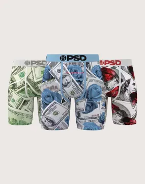 Thick Fiber Psd Underwear Mad Money Boxer Briefs 3-Pack