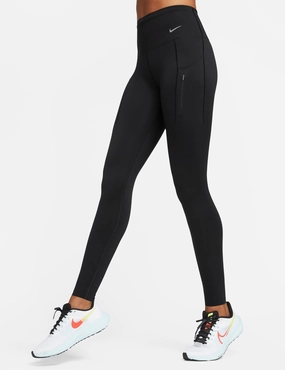 Go High Waisted Leggings - Black For Teens Shape Retain Adjustable drawstring