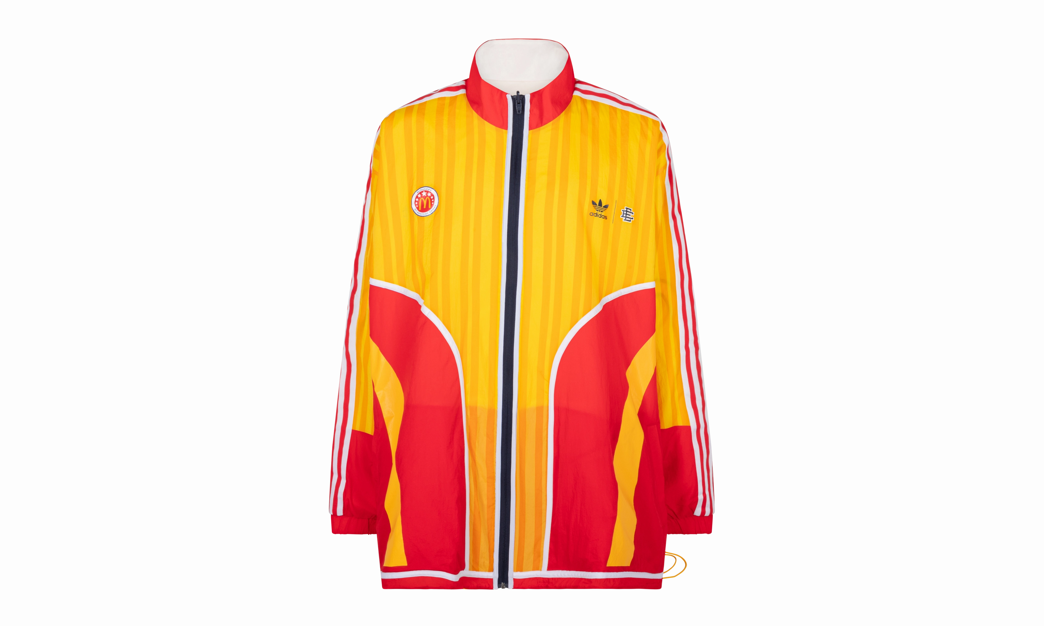 Eric Emanuel McDonalda??s Reversible Track Jacket "White" ShockAbsorbent Padding