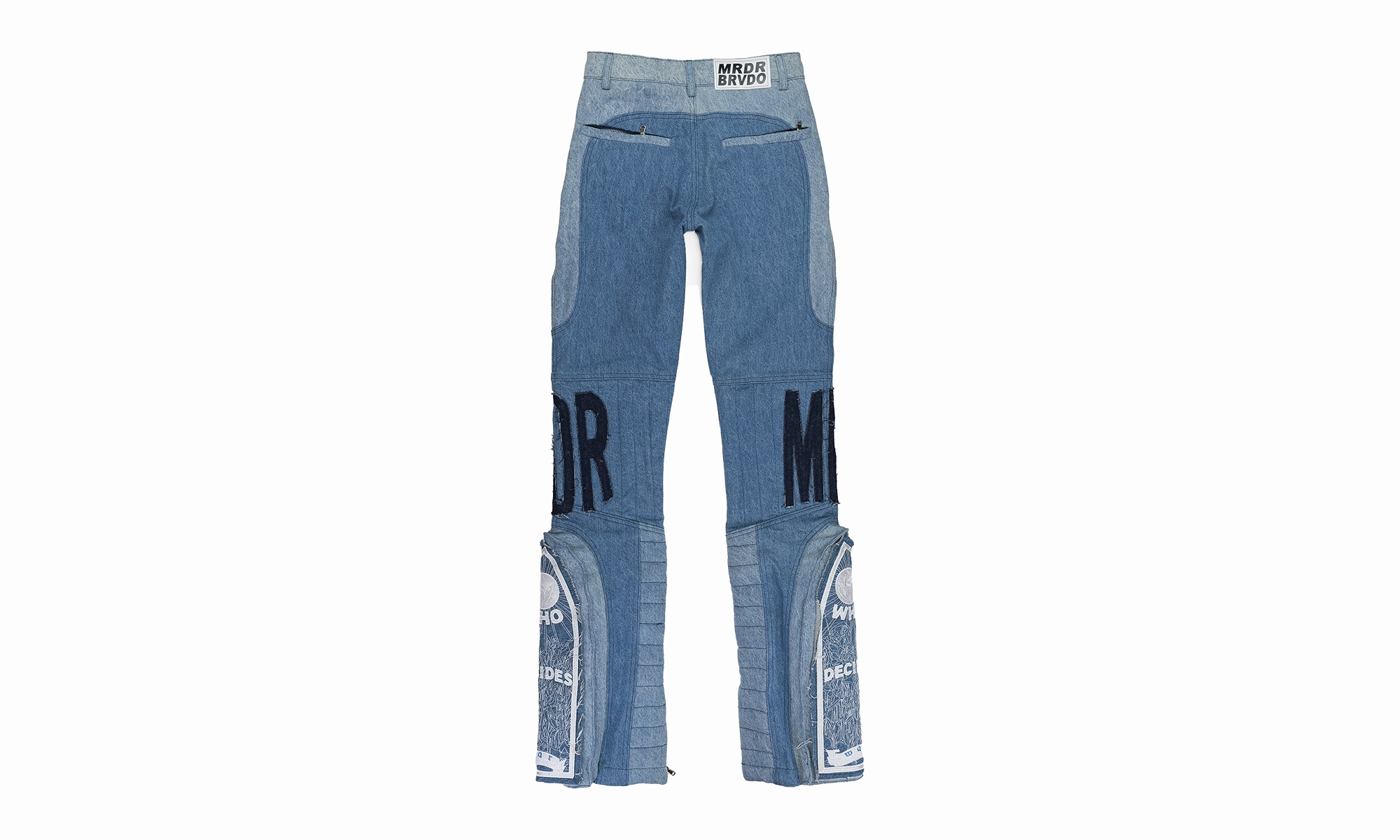 Mrdr Moto Denim Jeans "Indigo" Style Neutral Morning Stroll Music Event Office Wear