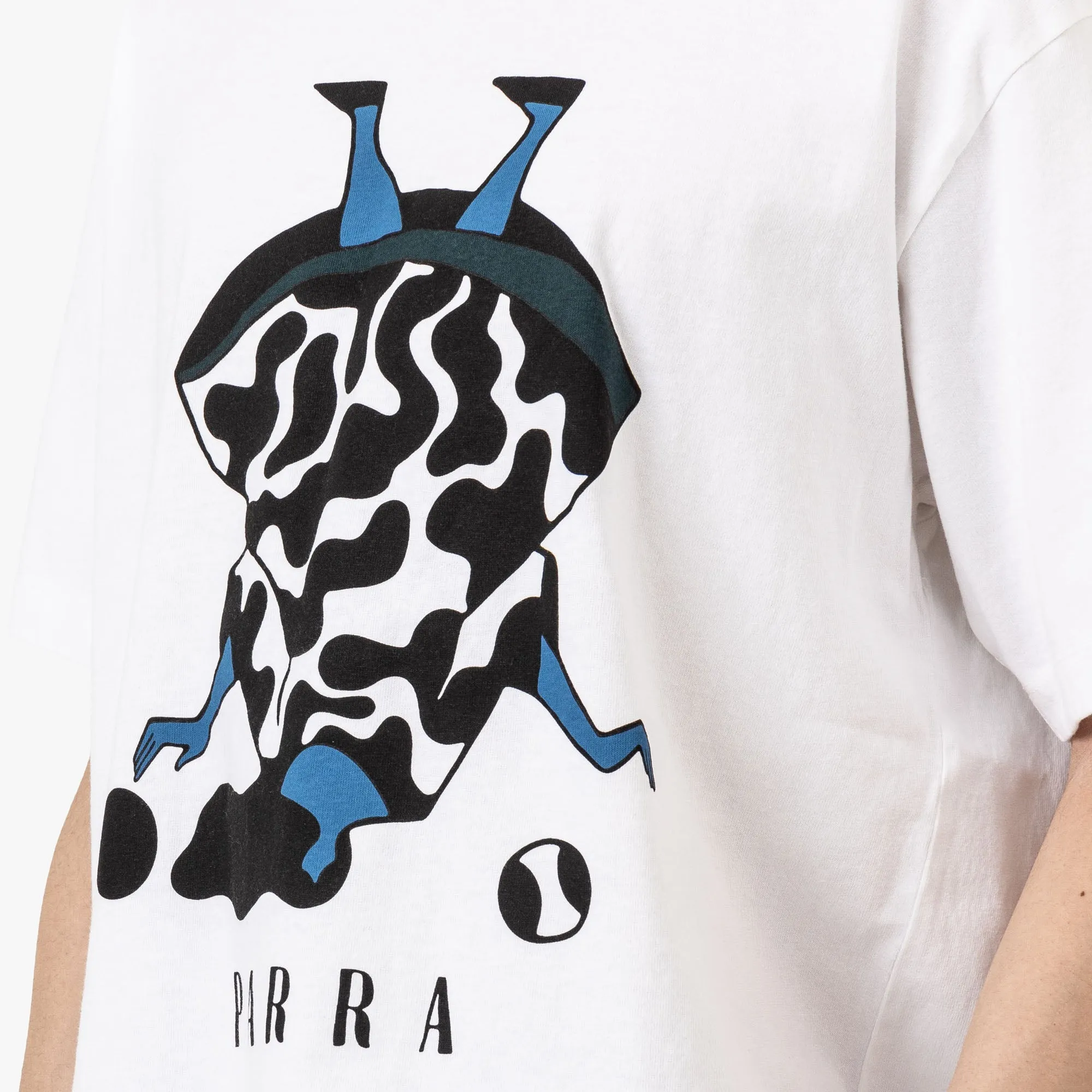 by Parra No Regrets T-Shirt White tassel regular length