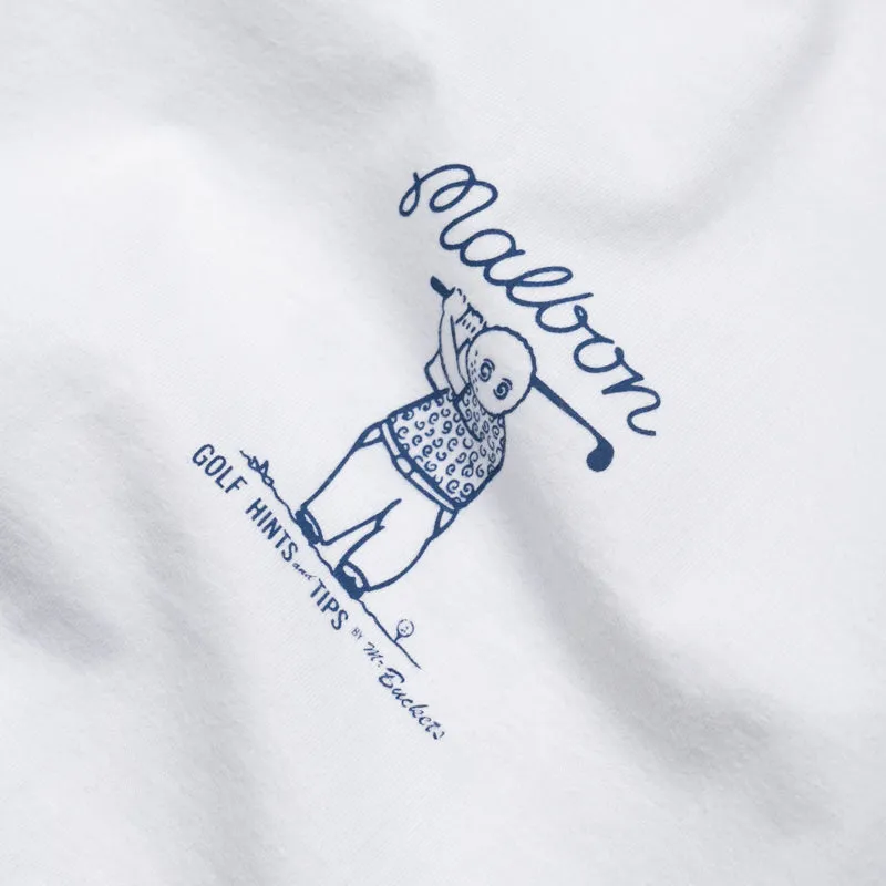 Malbon Golf Club Select Tee - White social venue event student