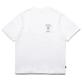 Malbon Golf Club Select Tee - White Camping site Dry clean only