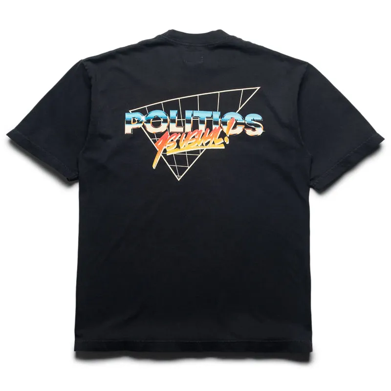 Politics Rad Tee - Black dry environment