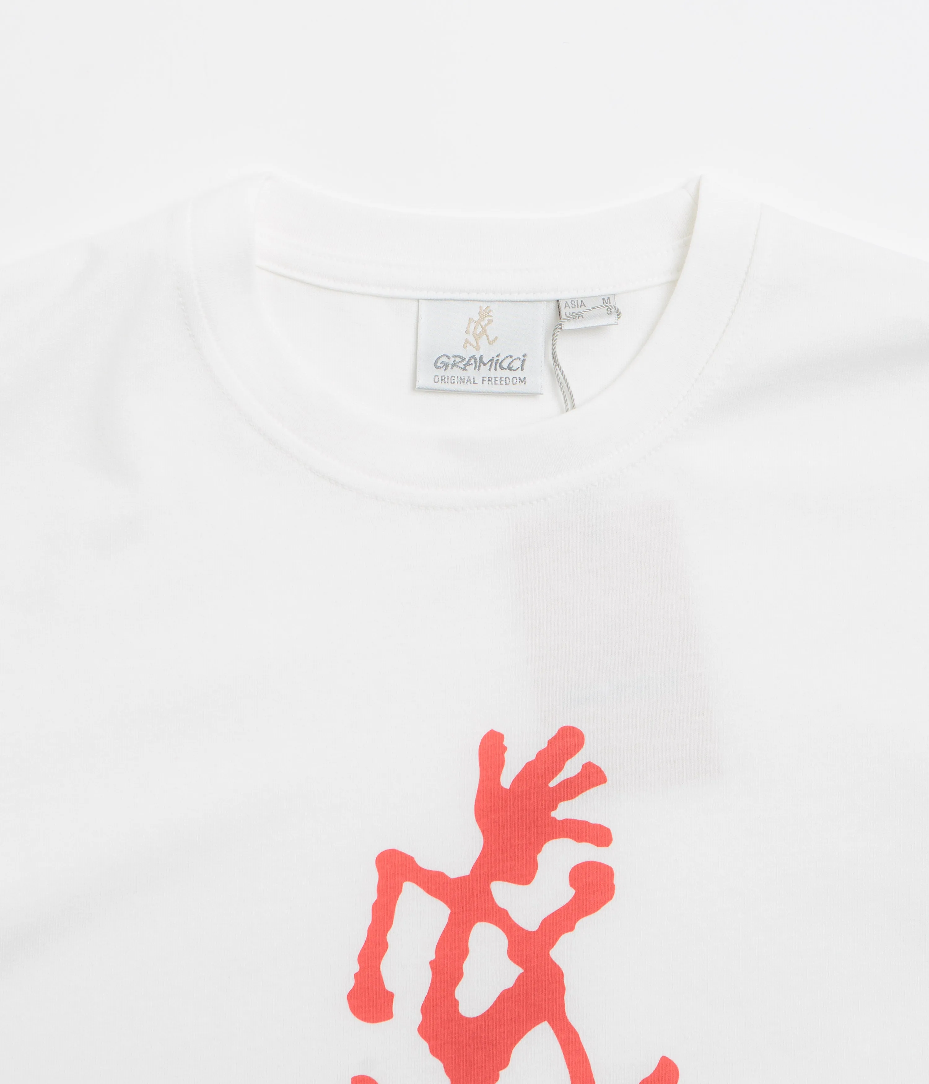 Gramicci Logo T-Shirt - White tall size