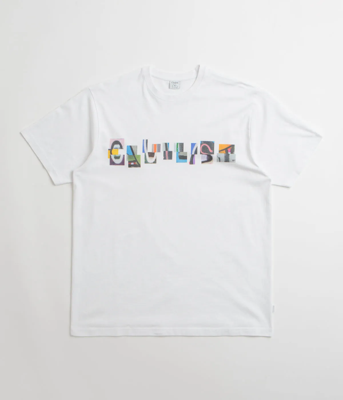 Civilist Spray T-Shirt - White Zip Closure shopping