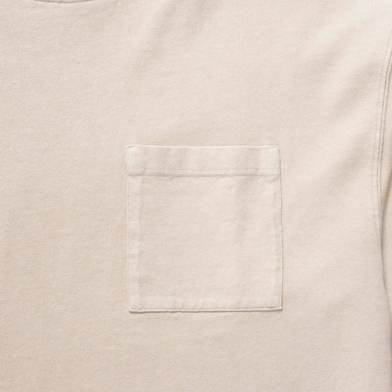 Washed Long Sleeve Pocket Tee moisture resistant Midi length