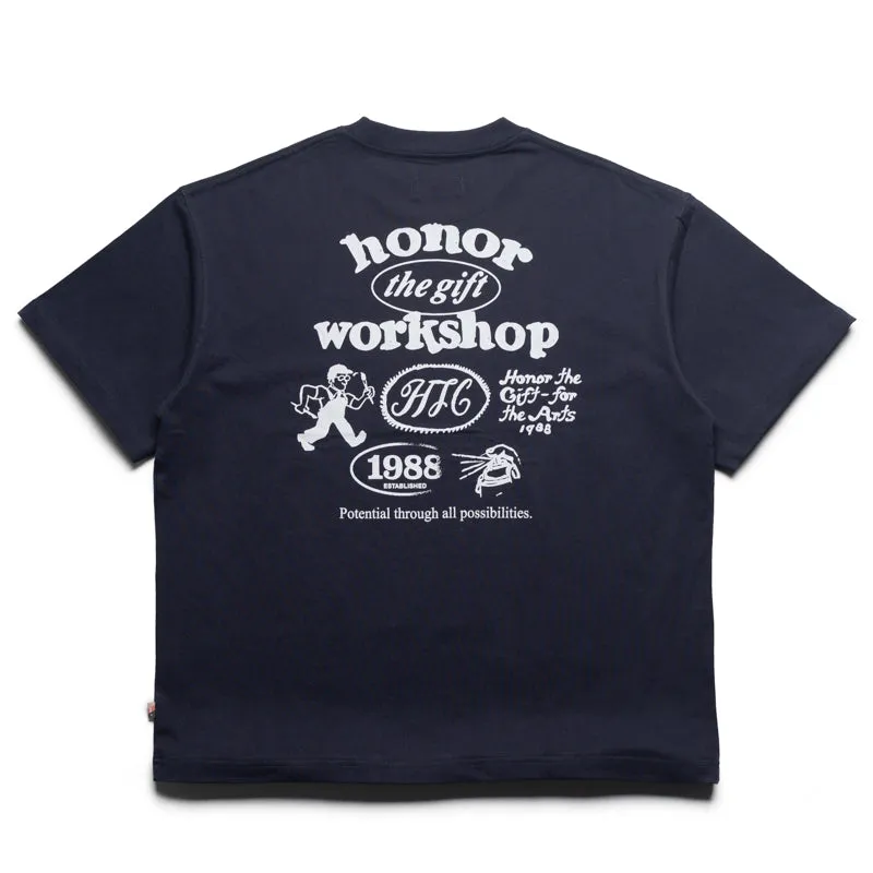 Honor The Gift Honor Workshop Tee - Navy beads