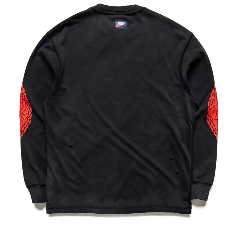 Jordan Rare Air L/S Tee - Black/Chile Red Modernity