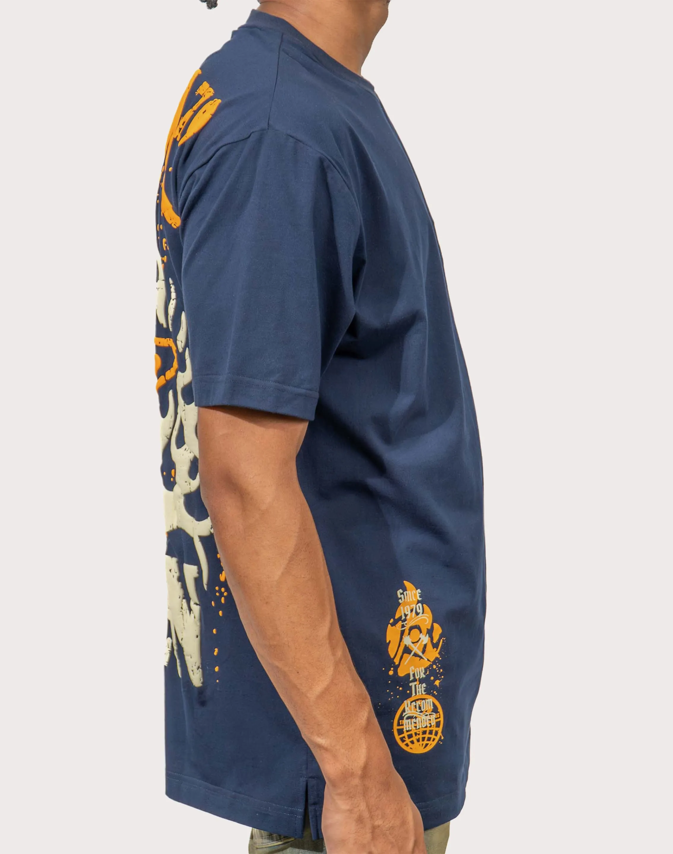 Blac Leaf Juren Ice Cold Navy Tee Layered Paneling SkinFriendlyElastic