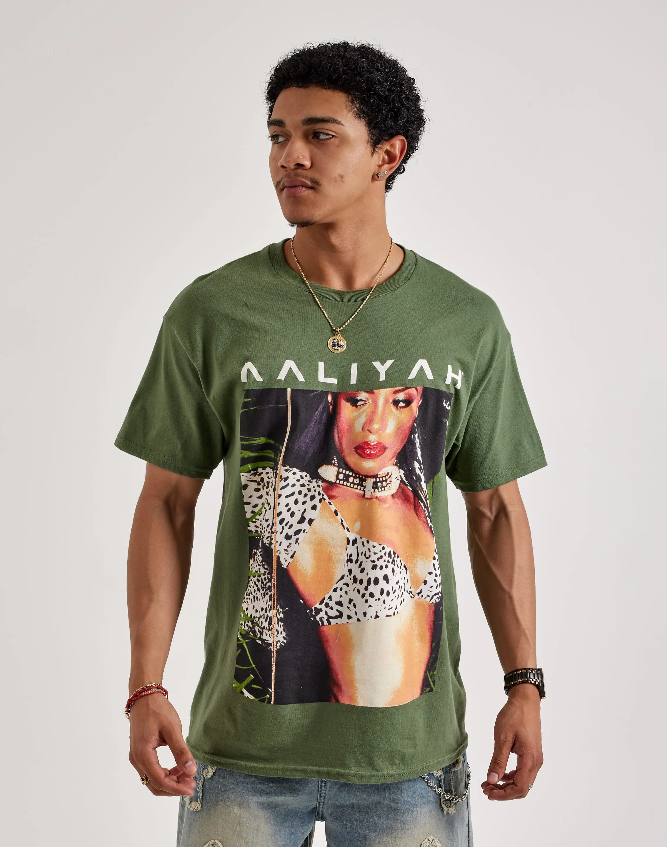 LowProfile Fasteners ElasticBinding Merch Traffic Aaliyah Photo Tee