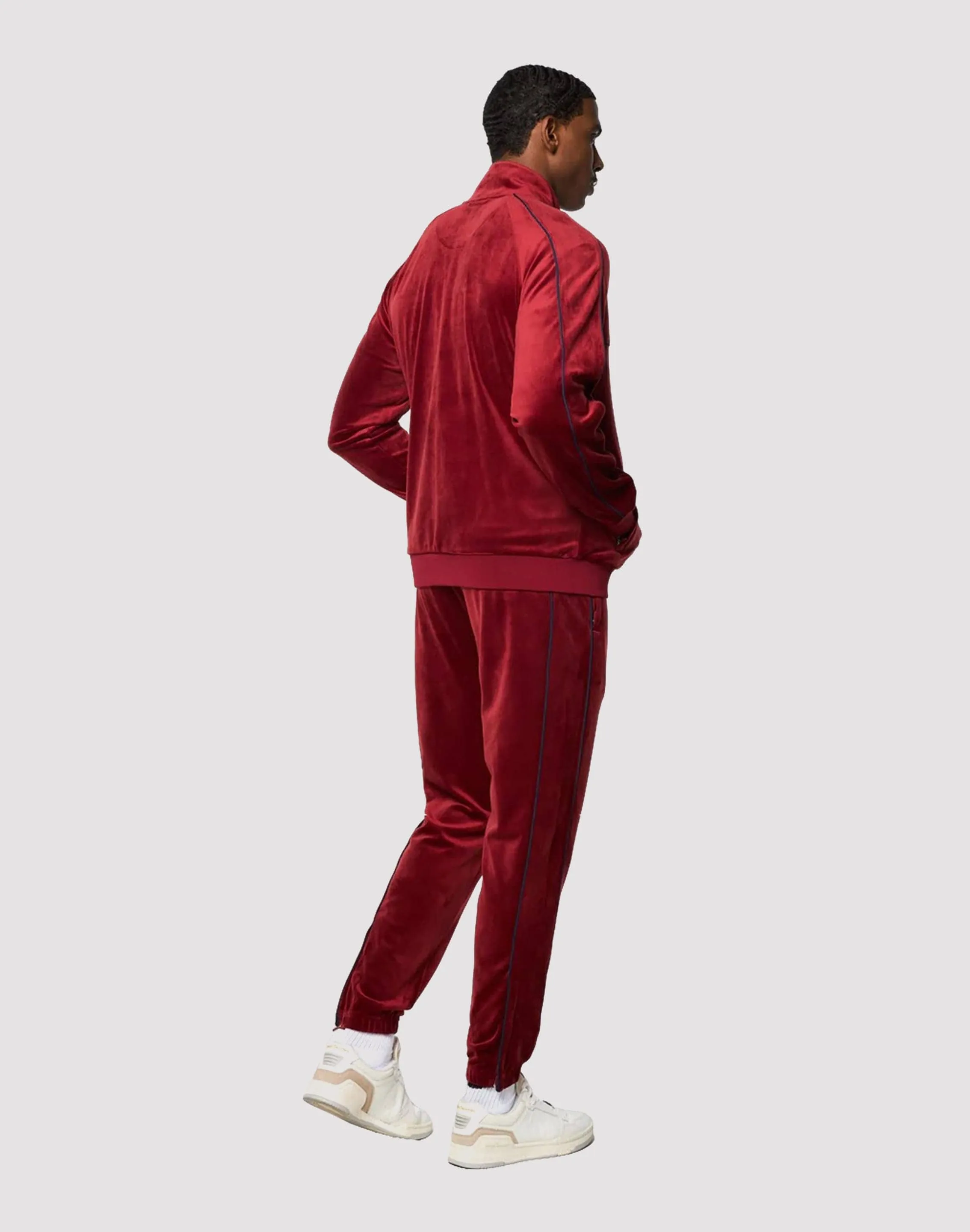 Sergio Tacchini Operations Inc Sergio Tacchini Lioni Velour Track Jacket AntiOdor Fabric American Ease