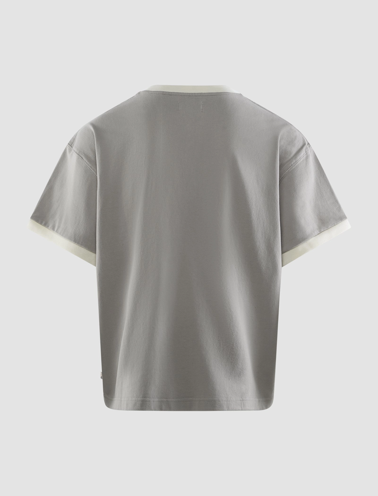 MULTI BOX T-SHIRT Smooth Seam Transition Subtle Texture Weave
