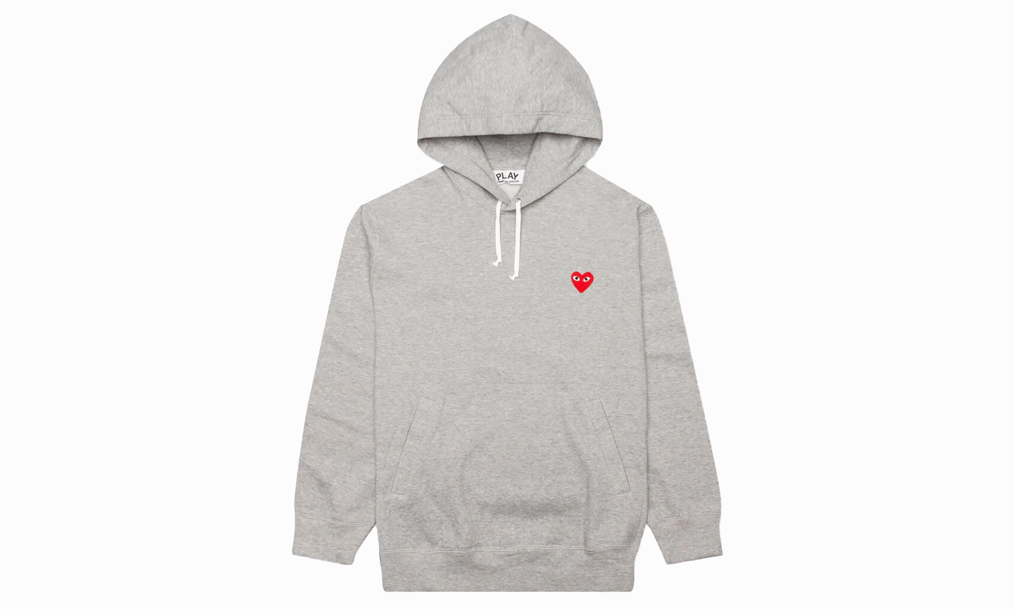 Multi Heart Zip Up Hoodie "Grey"
