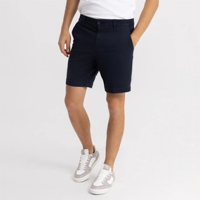 Smooth Fabric Slice Shorts 1 Dark Blue