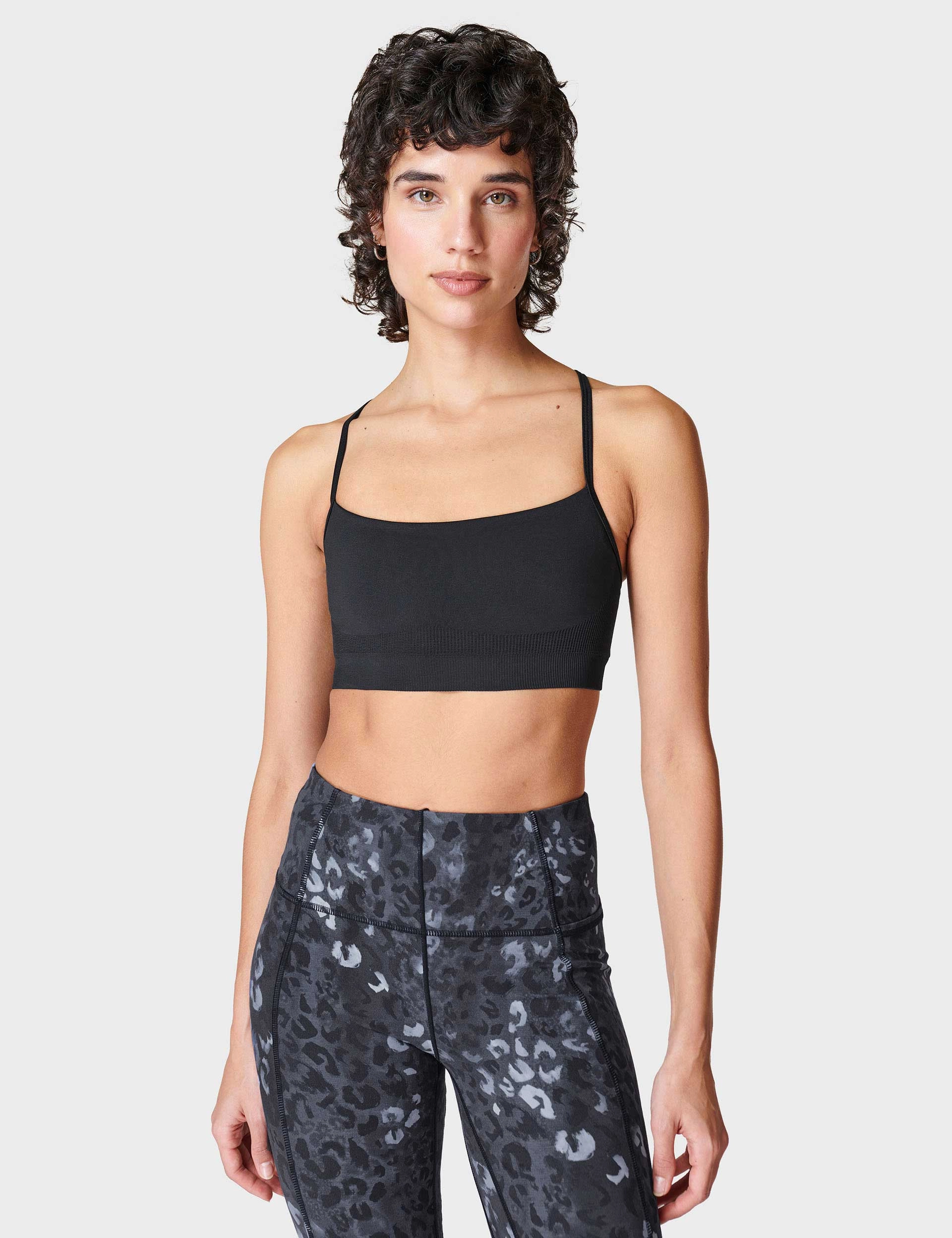 Secure Material Spirit Restored Yoga Bra - Black