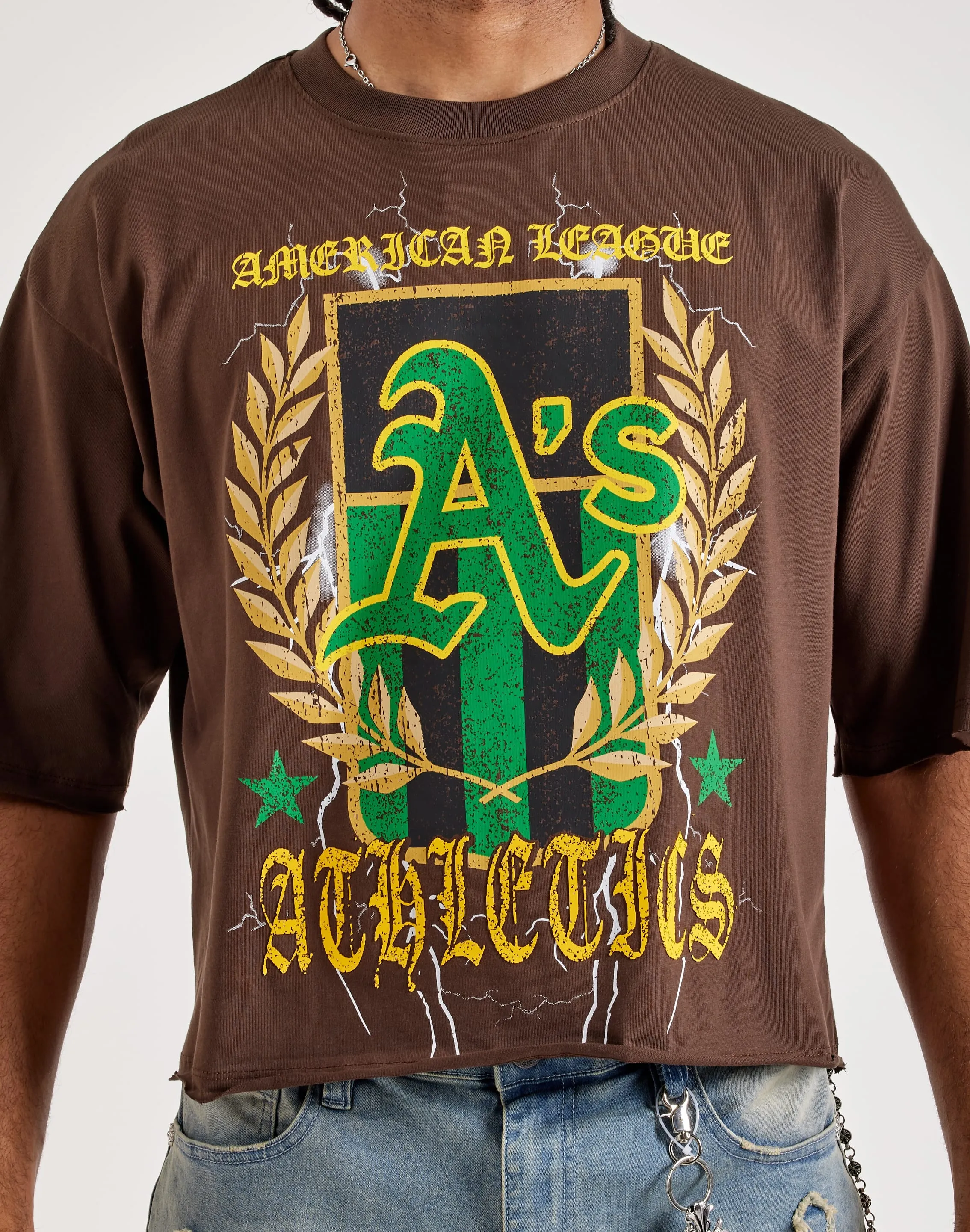 TensionAdjustedWaistband Pro Standard MLB Athletics Crest Tee