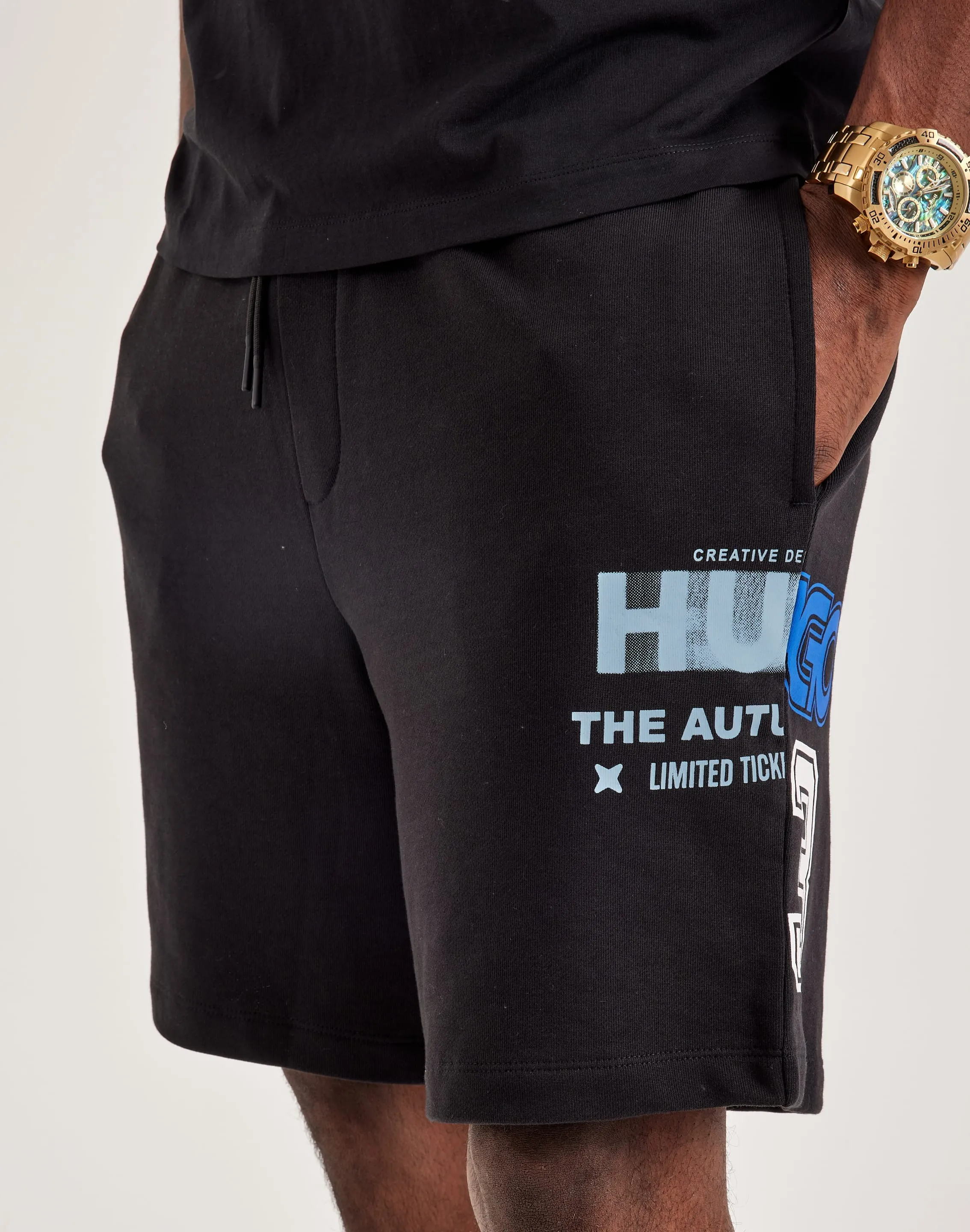 Match Fit Hugo Nesisho Graphic Shorts