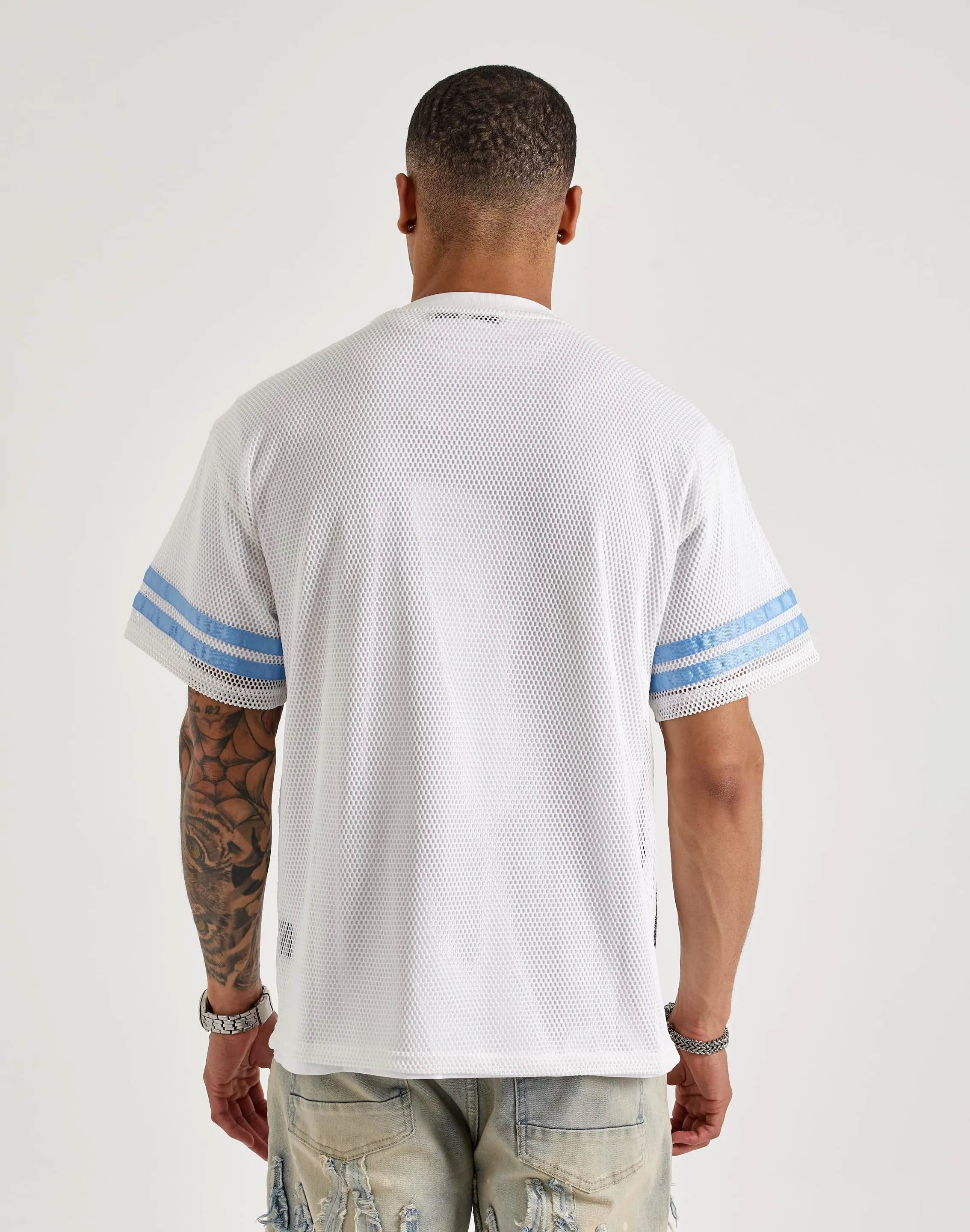Global Glow Smile Glow Majestik Eagle Mesh Tee