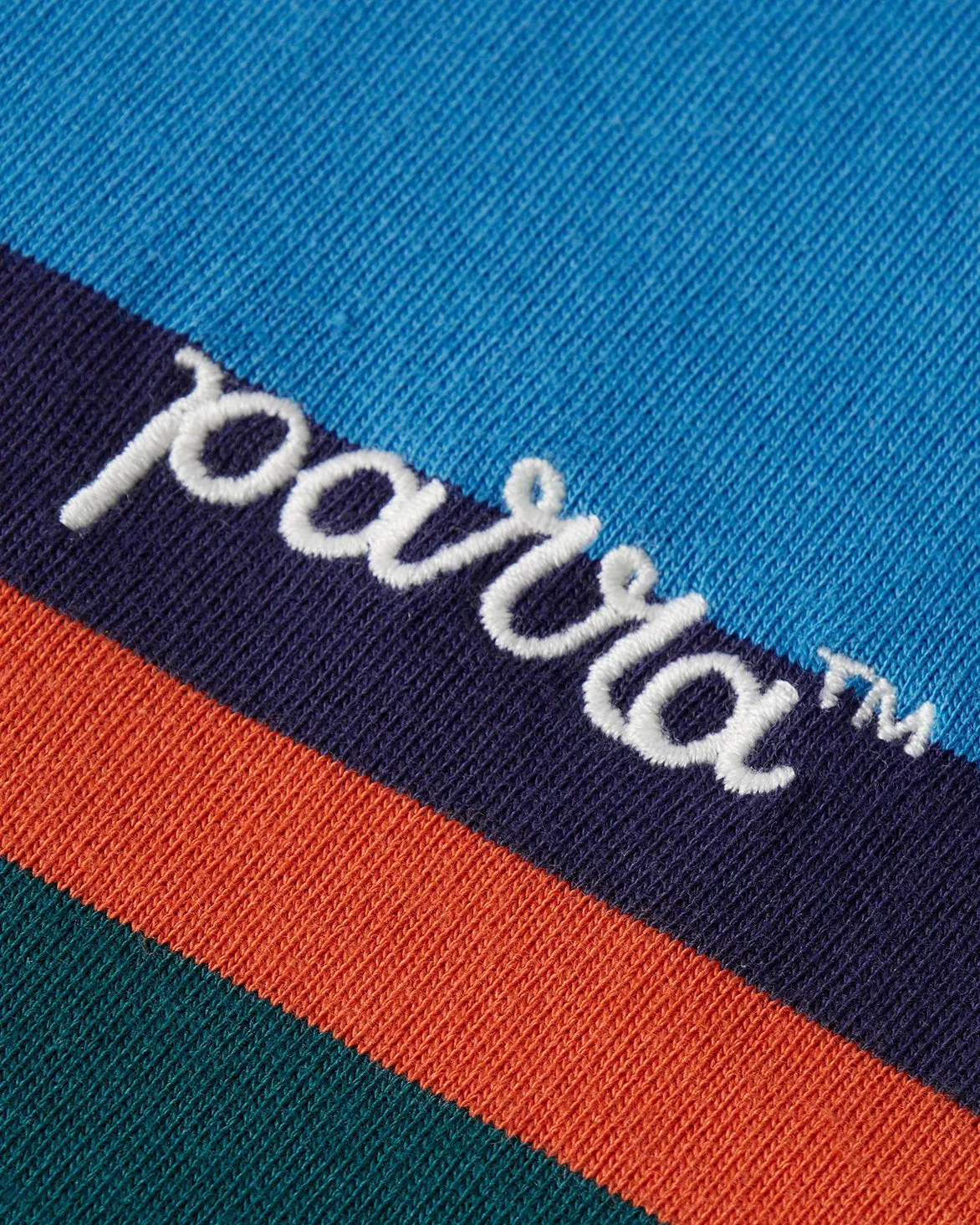 Spirit Core SCRIPT STRIPED T-SHIRT - BLUE