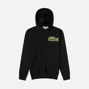 Tough Core DurableThreadwork CDG X LACOSTE CROC HOODIE - BLACK