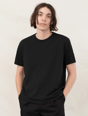 Professional Wear Reflective Accent Trim Municipal T-Shirt (Black)