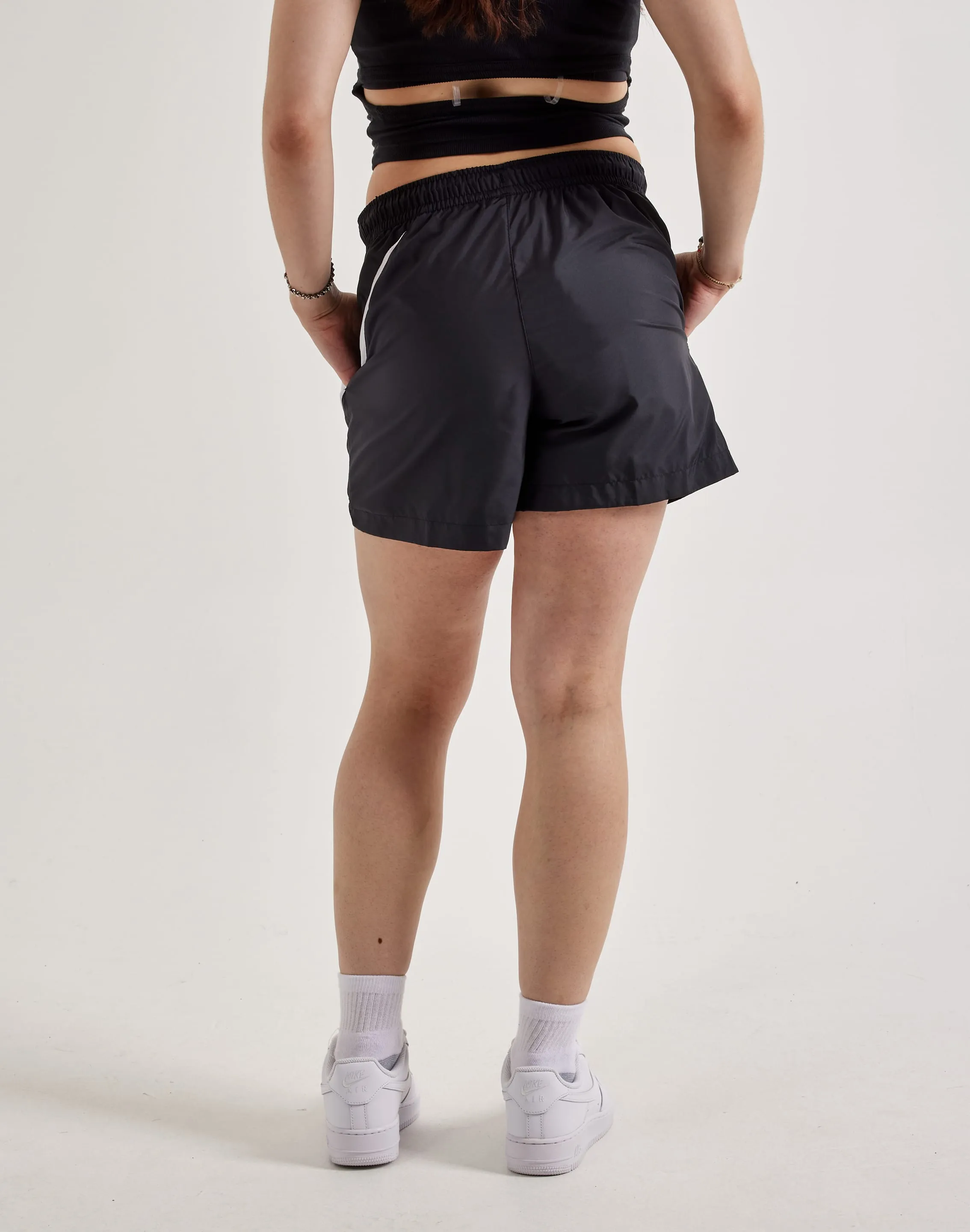 Nike Mid-Rise Woven Logo Shorts Music Mood