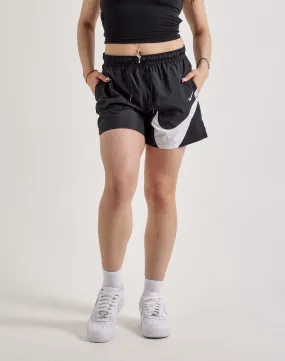 Nike Mid-Rise Woven Logo Shorts Sustainable production Silk Glow