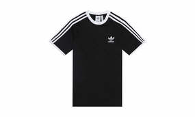 Seamless transition 3-Stripes Fashion Casual T-Shirt "Black / White"
